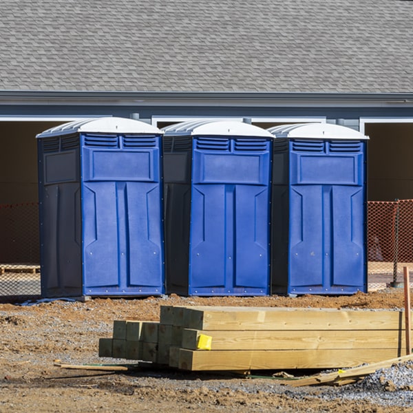 do you offer hand sanitizer dispensers inside the porta potties in Jacobus Pennsylvania